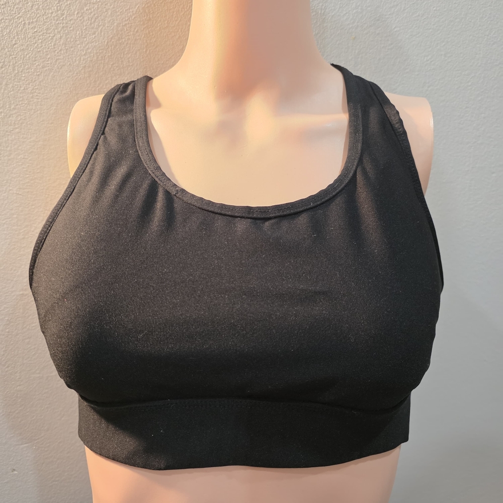 Spalding Black Sports Bra